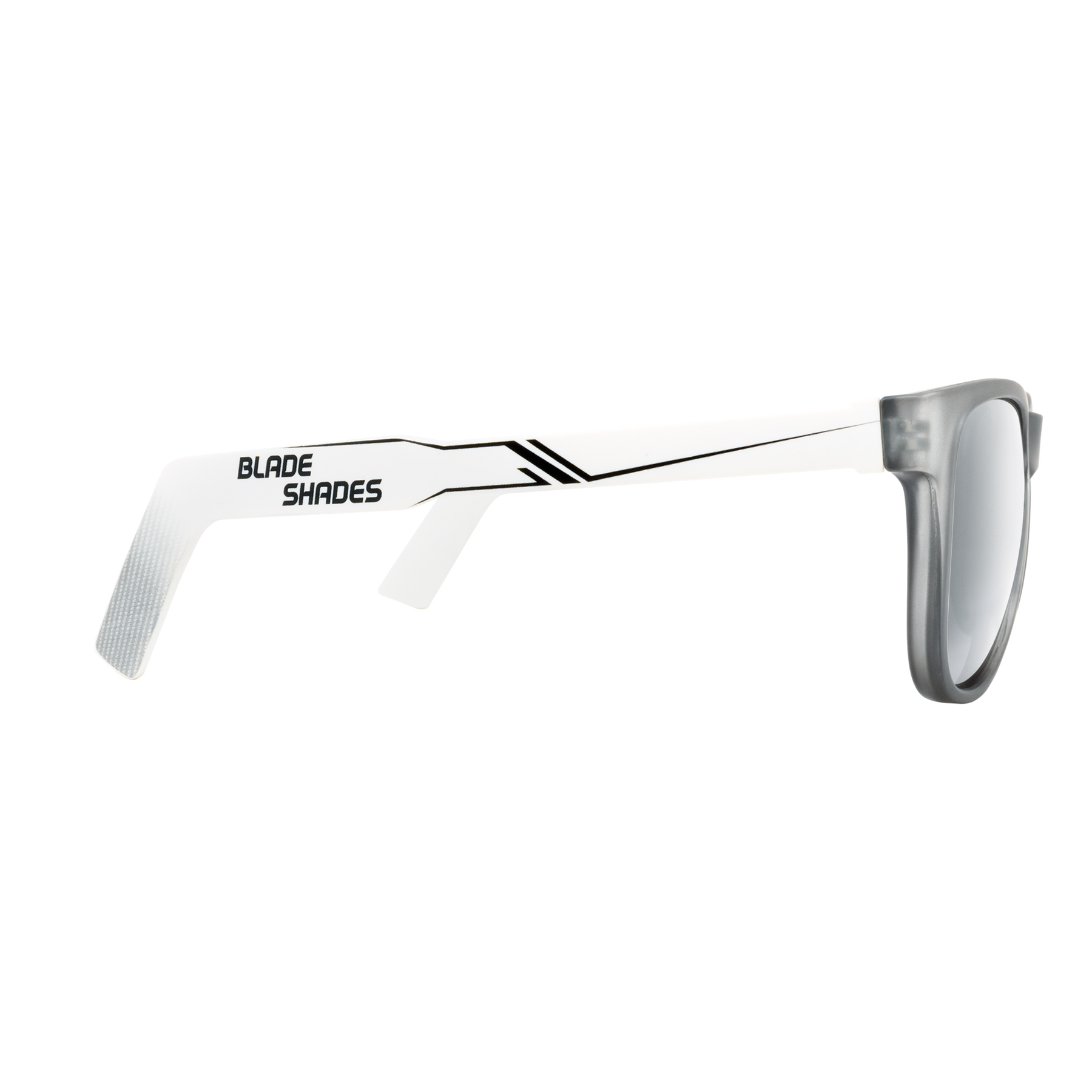 Goalie Glasses - White  Non-Detachable